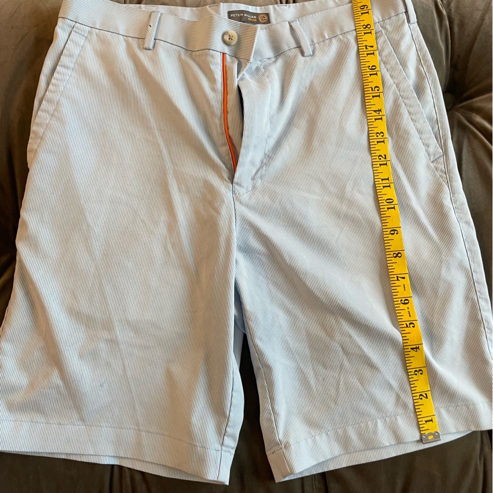 Peter millar seersucker golf shorts